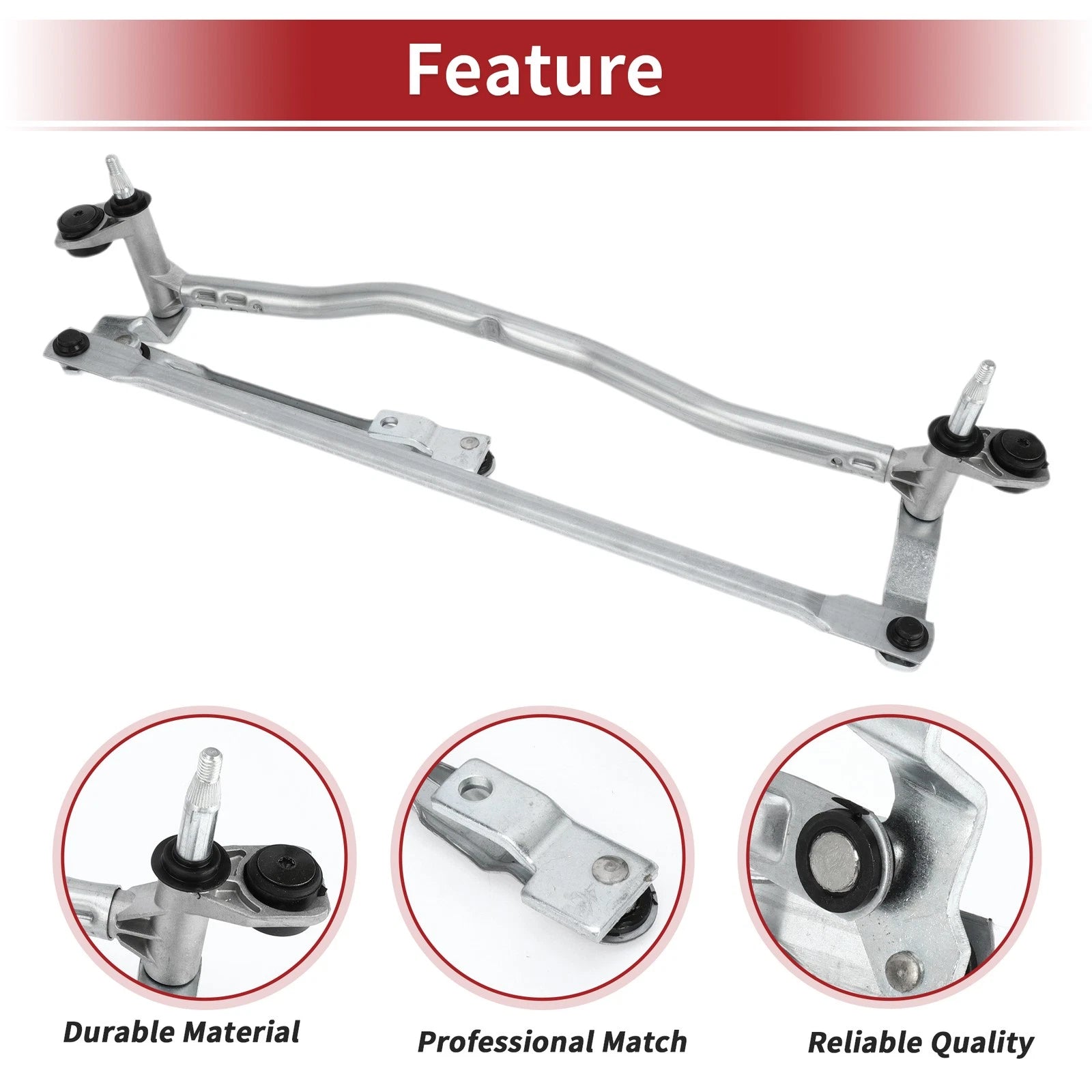 Front Transmission Wiper Linkage Lever for Audi A3 (2004–2013) No.8P1955023E