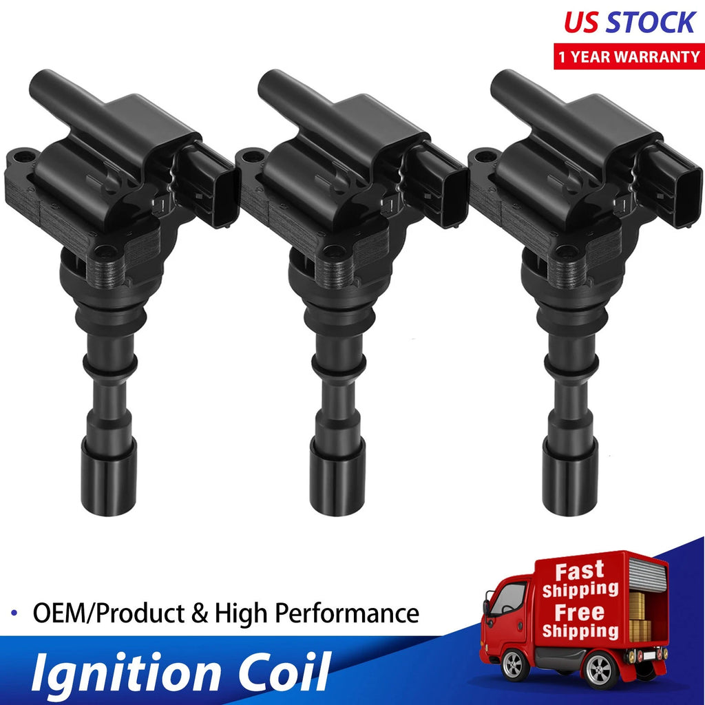 3x Ignition Coil Replacement for 2003–2006 Kia Sorento V6 3.5L (2003-2006)