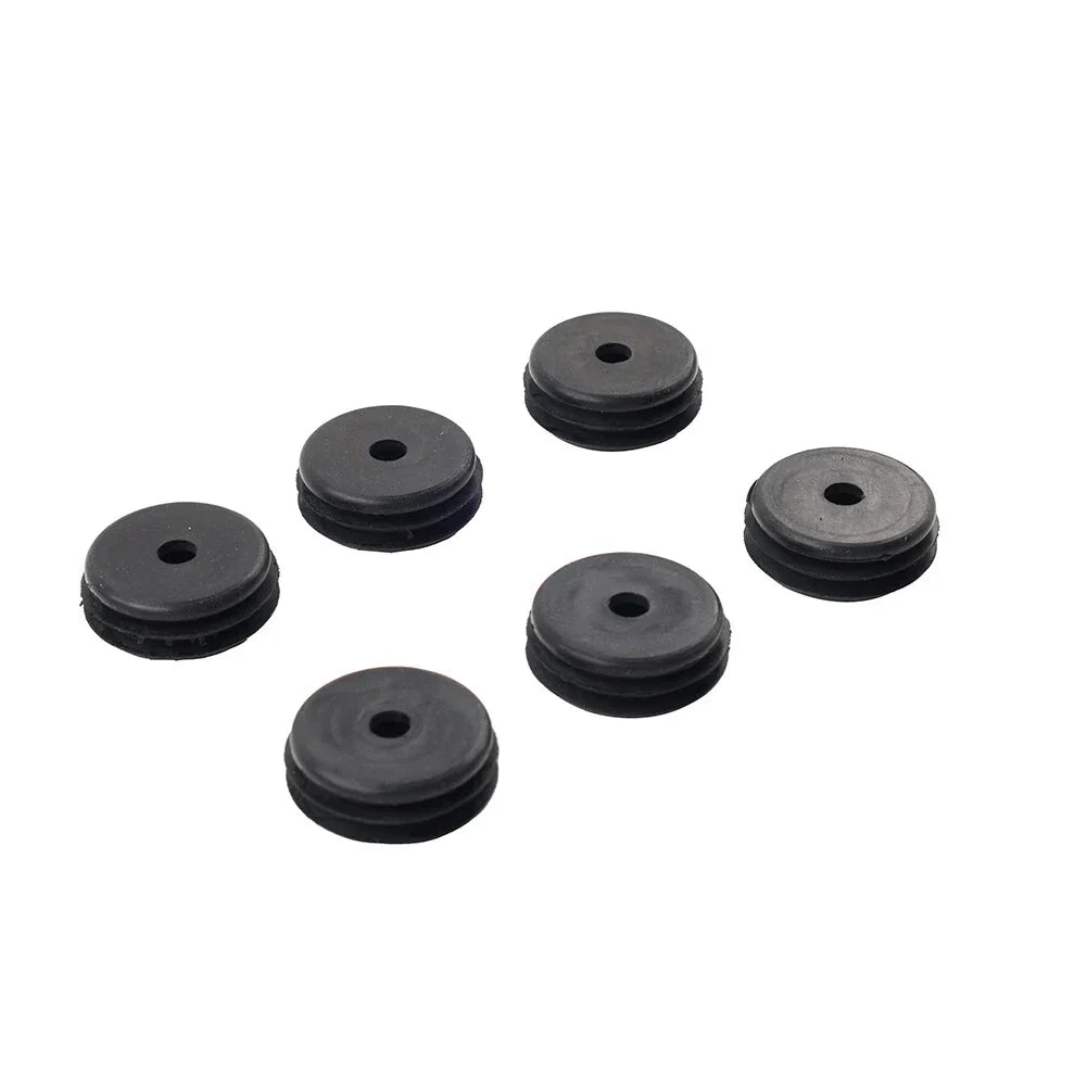 6 x Black Side Nerf Bar End Cap Plug for Polaris General 1000 (2016-2025)