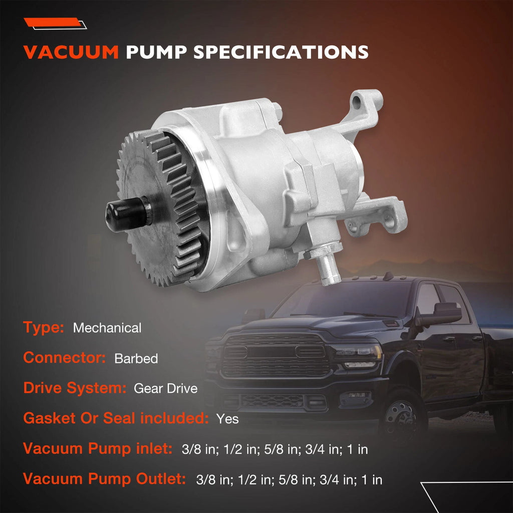 Gear Driven Vacuum Pump for Dodge Ram 2500 3500 (1994-2002)
