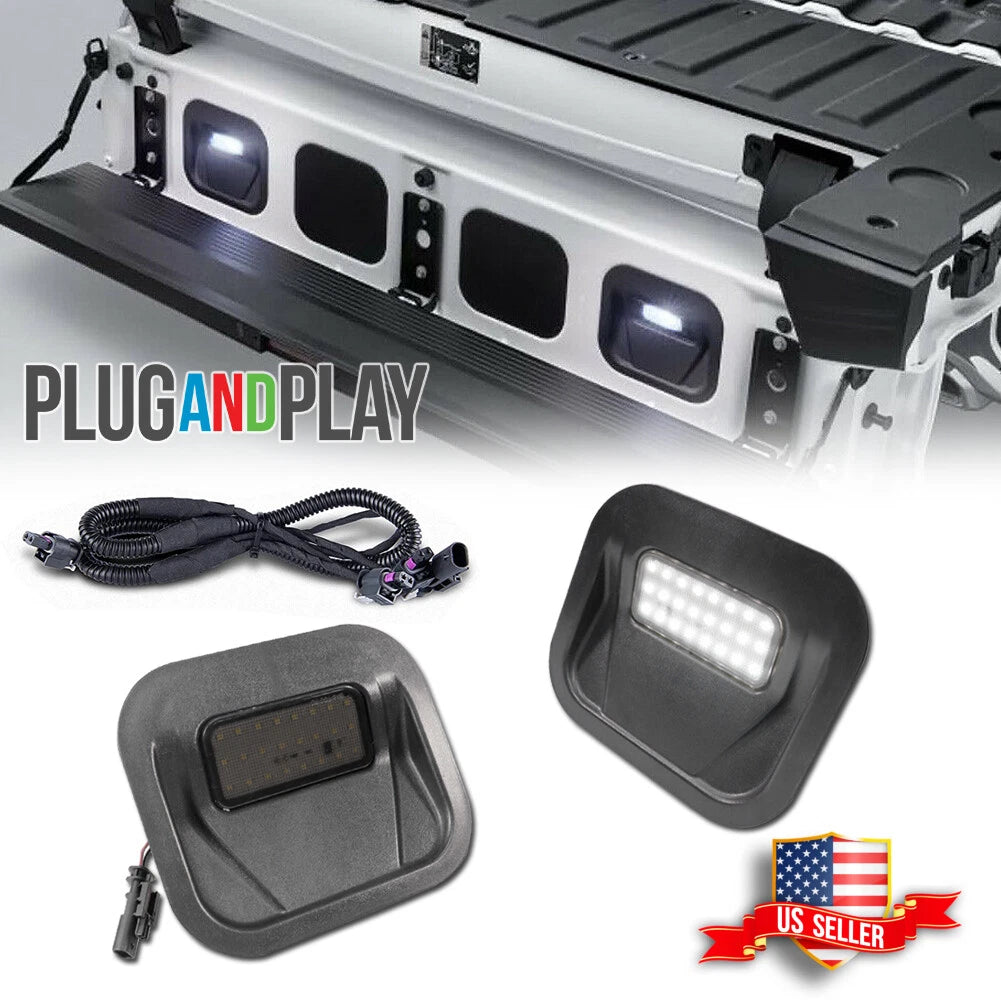 LED Multi-Pro Tailgate Rear Step Light Wiring Kit for GMC Sierra 1500 2500 (2019–2025)