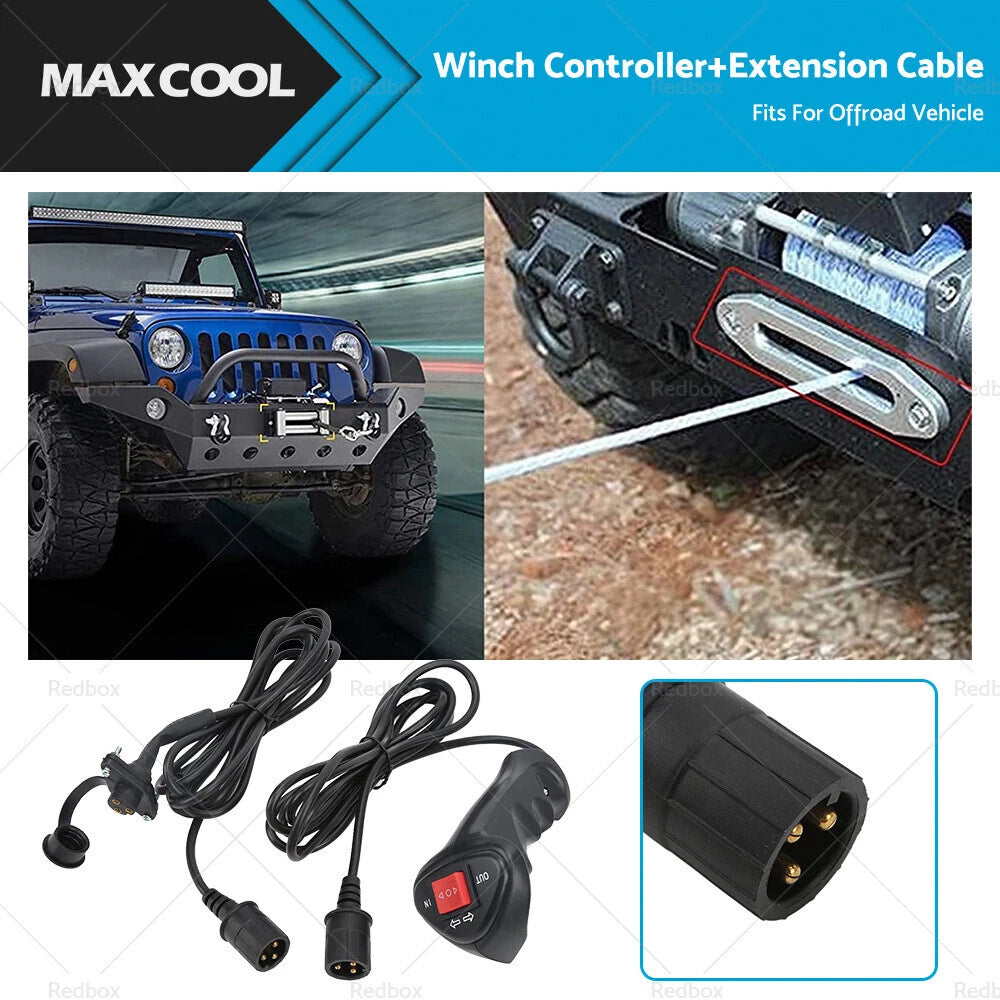 Winch Remote Controller for Offroad Vehicle (12V 24V) 02