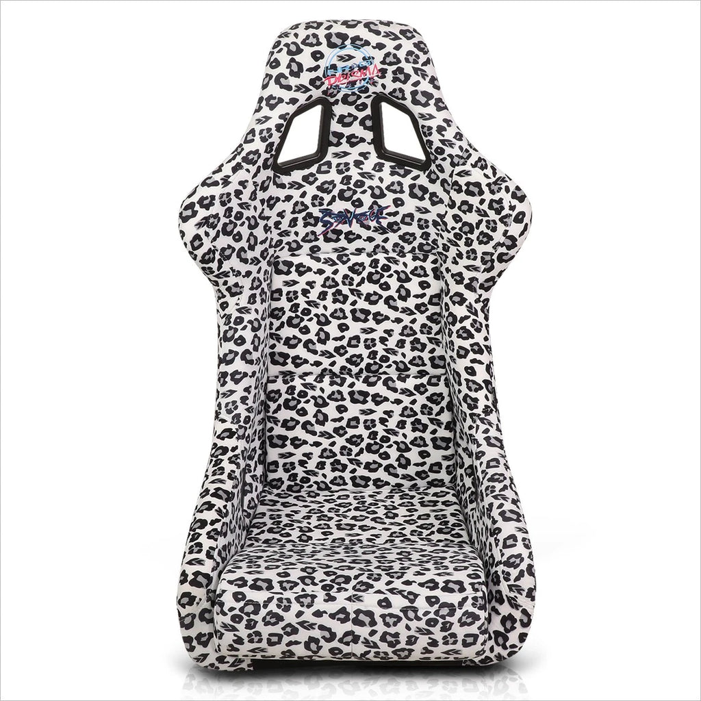 NRG FRP-302-WT-SAVAGE Racing Bucket Seat for Universal Fit (2010–2023)