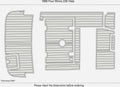 EVA Foam Pads for Four Winns 238 Vista (1998) Swim Platform Cockpit Mat