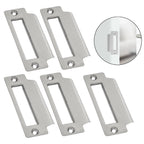 5PCS 64mm Strike Plate for Door Lock Latch (100x30mm Mounting)