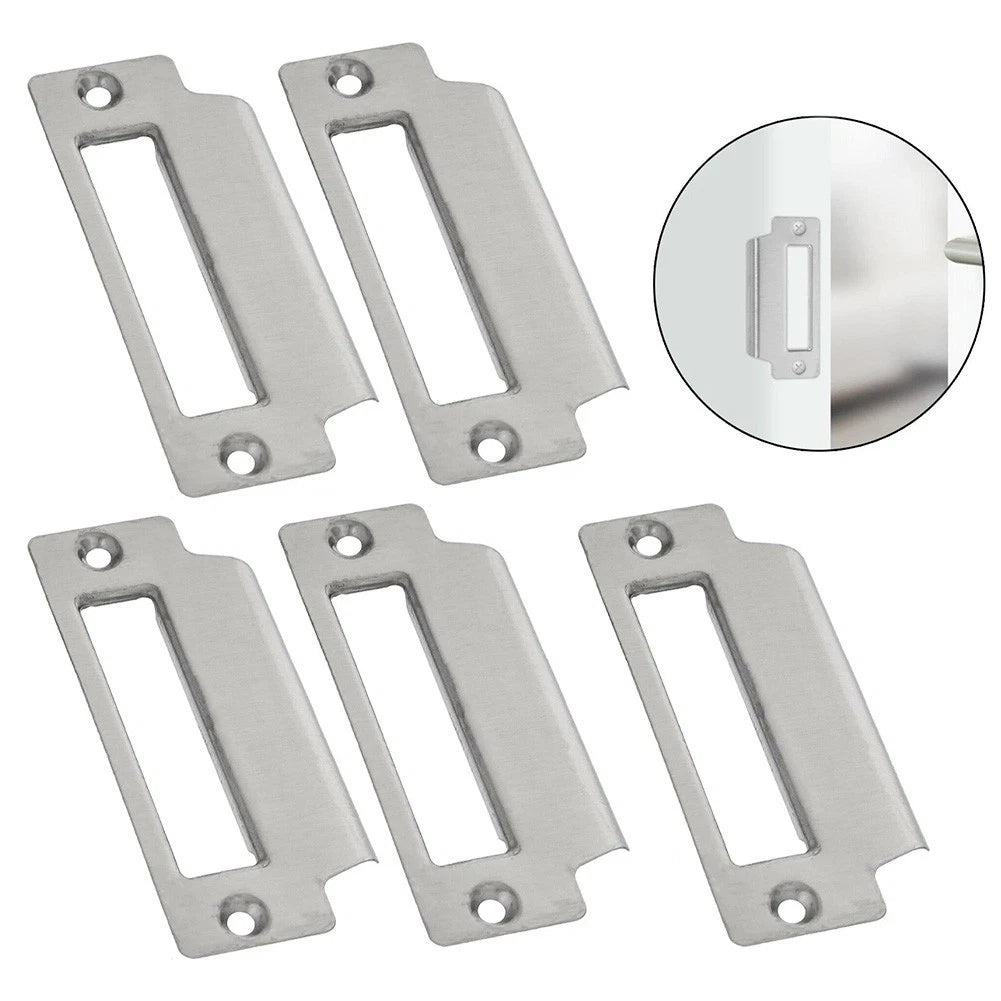 5PCS 64mm Strike Plate for Door Lock Latch (100x30mm Mounting)