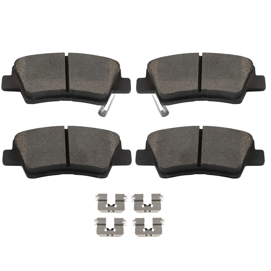 Set of 4 Rear Ceramic Brake Pads for KIA Niro (2017–2022)