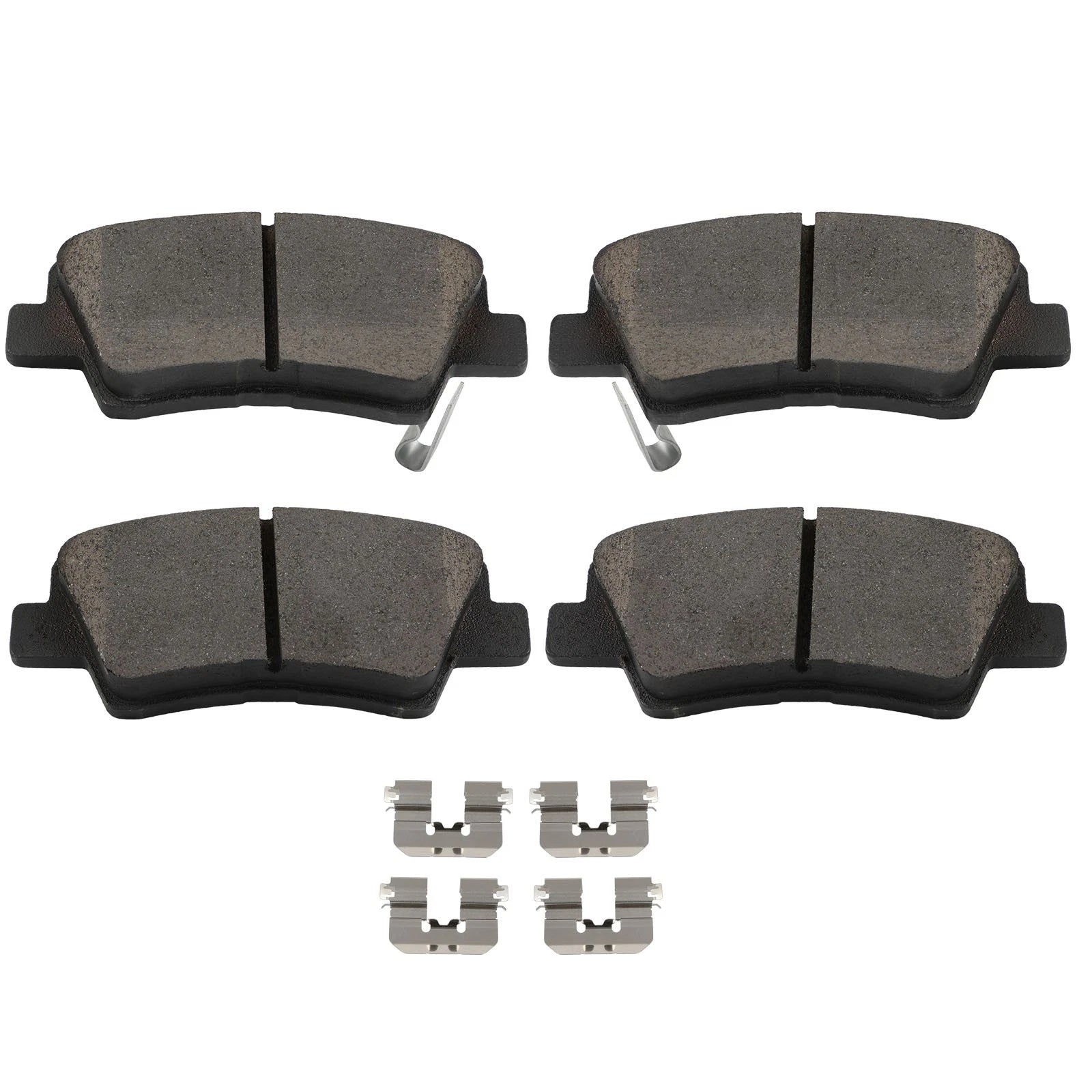 Set of 4 Rear Ceramic Brake Pads for KIA Niro (2017–2022)