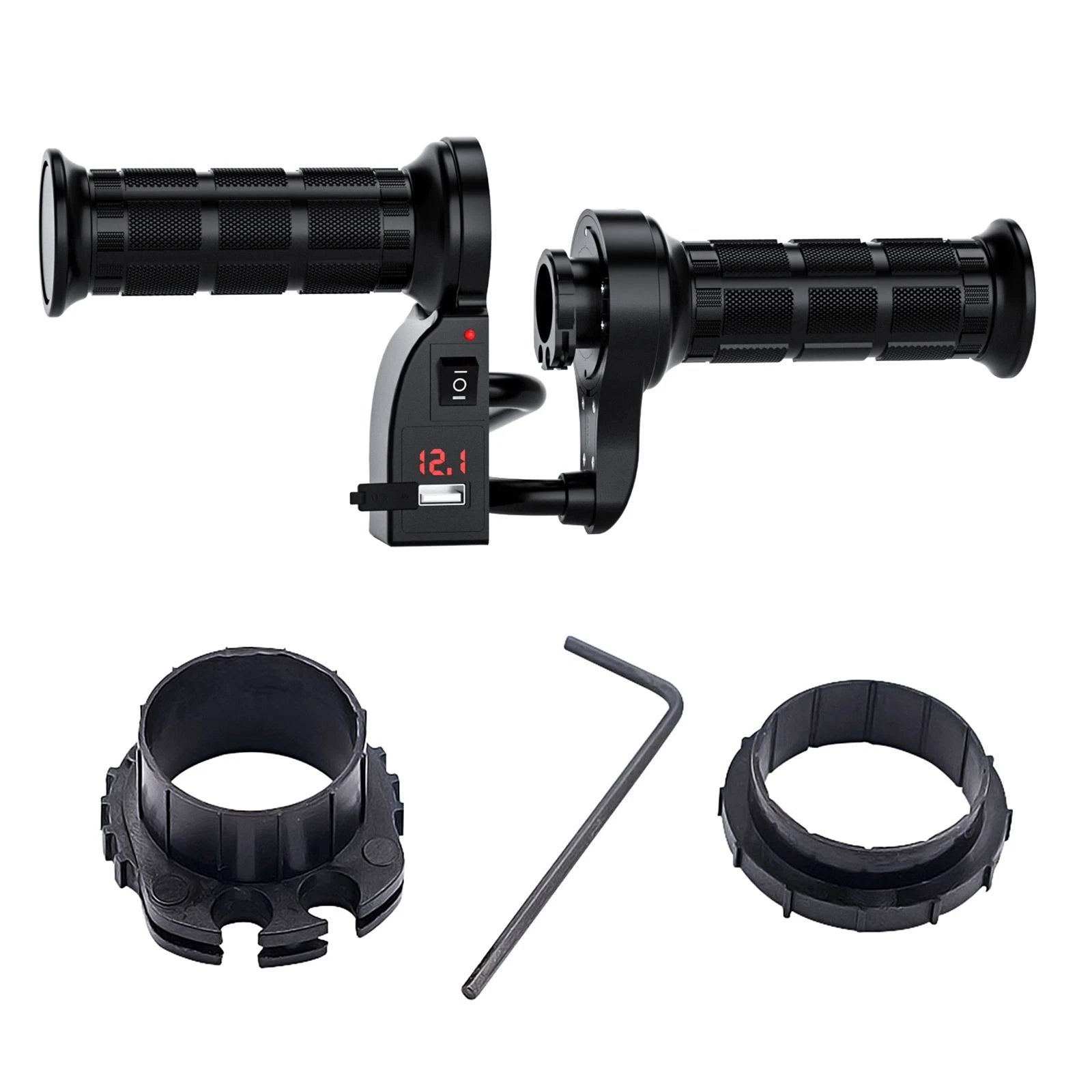 Electric Heated Hand Grips for Motorcycle (7/8" 22mm)