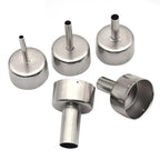 Set of 5 Nozzles for Hot Air Station Soldering (22mm, 3mm, 4mm, 5mm, 8mm, 10mm)