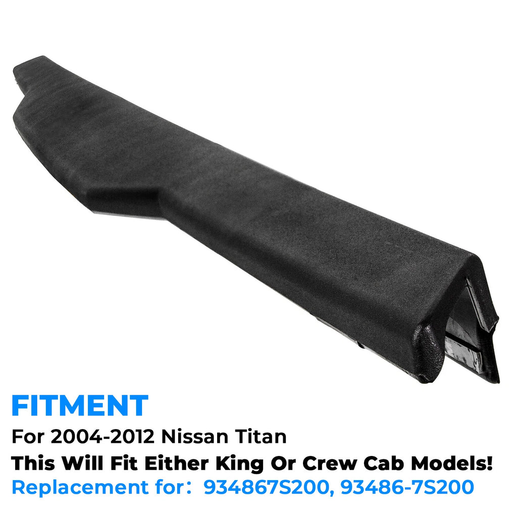 Tailgate Cap Spoiler Cover Trim for Nissan Titan (2004–2012)