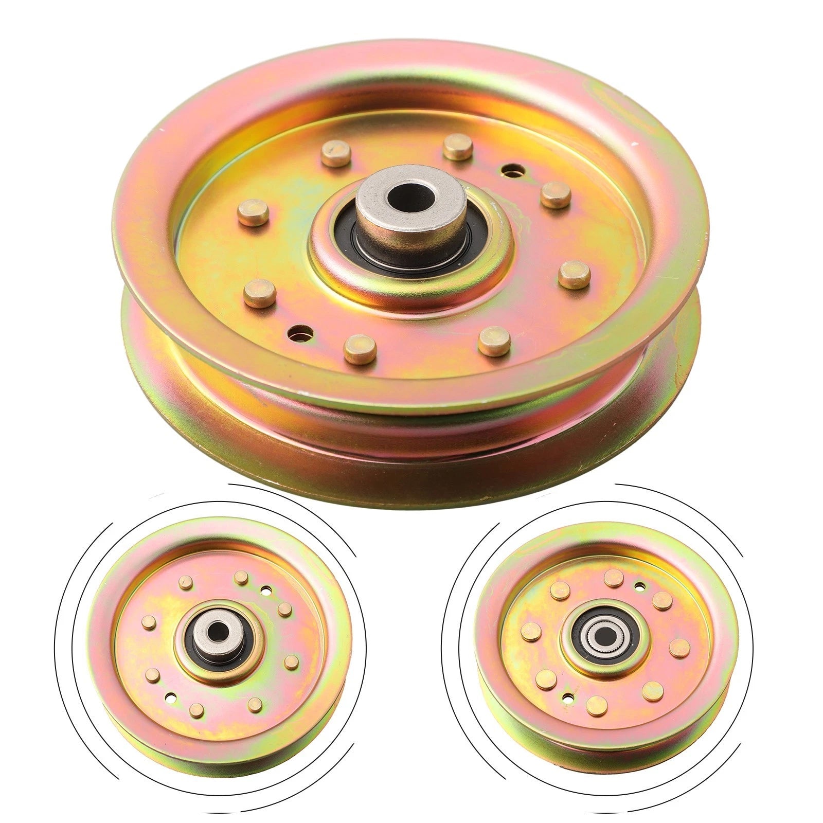 Flat Idler Pulley for 38 42 44 46 50 54in Decks Mowers (756-04129B)