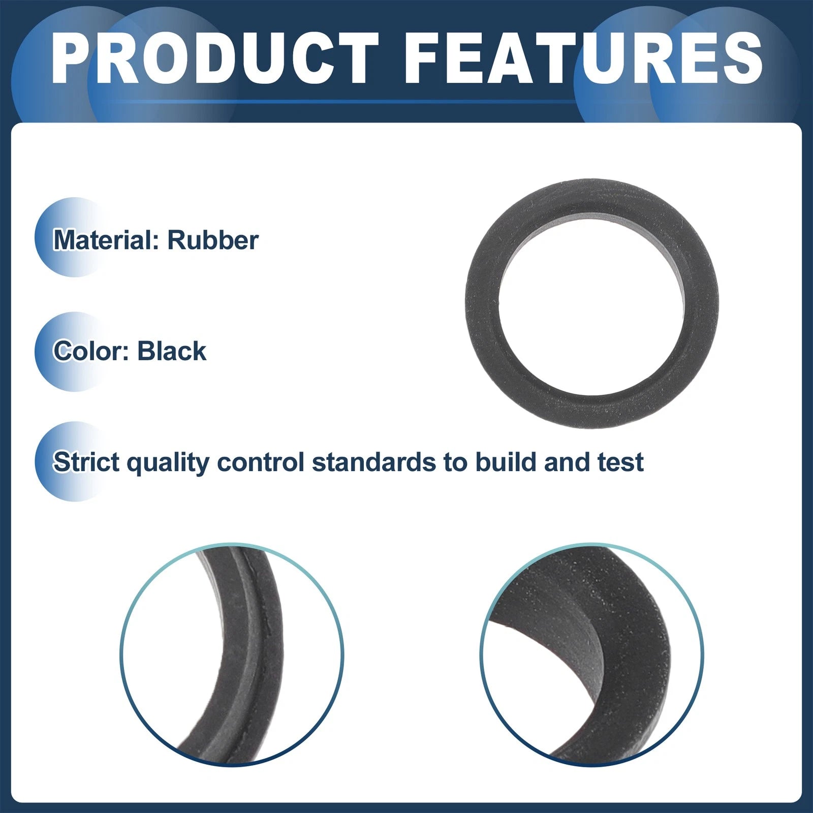 Set of 10 Parking Sensor Seal No. 66206923000 for BMW 128i (2008–2013)