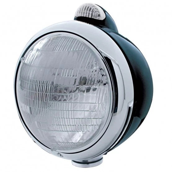 Headlight Assembly with LED Turn Signal for Black Guide 682-C Style (2009–2018)