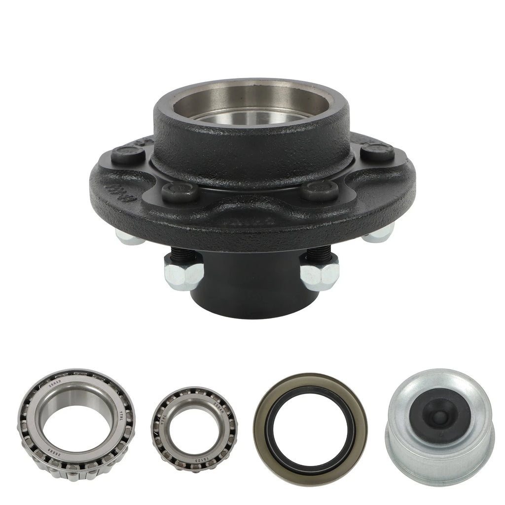 Spindle Kit for 6000lb Axle Trailer Idler Hub (6 Lugs, 6 on 5.5)