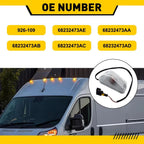 LED Marker Lamps Cab Roof Top Lights for Dodge Ram 1500 2500 3500 (2014–2023)