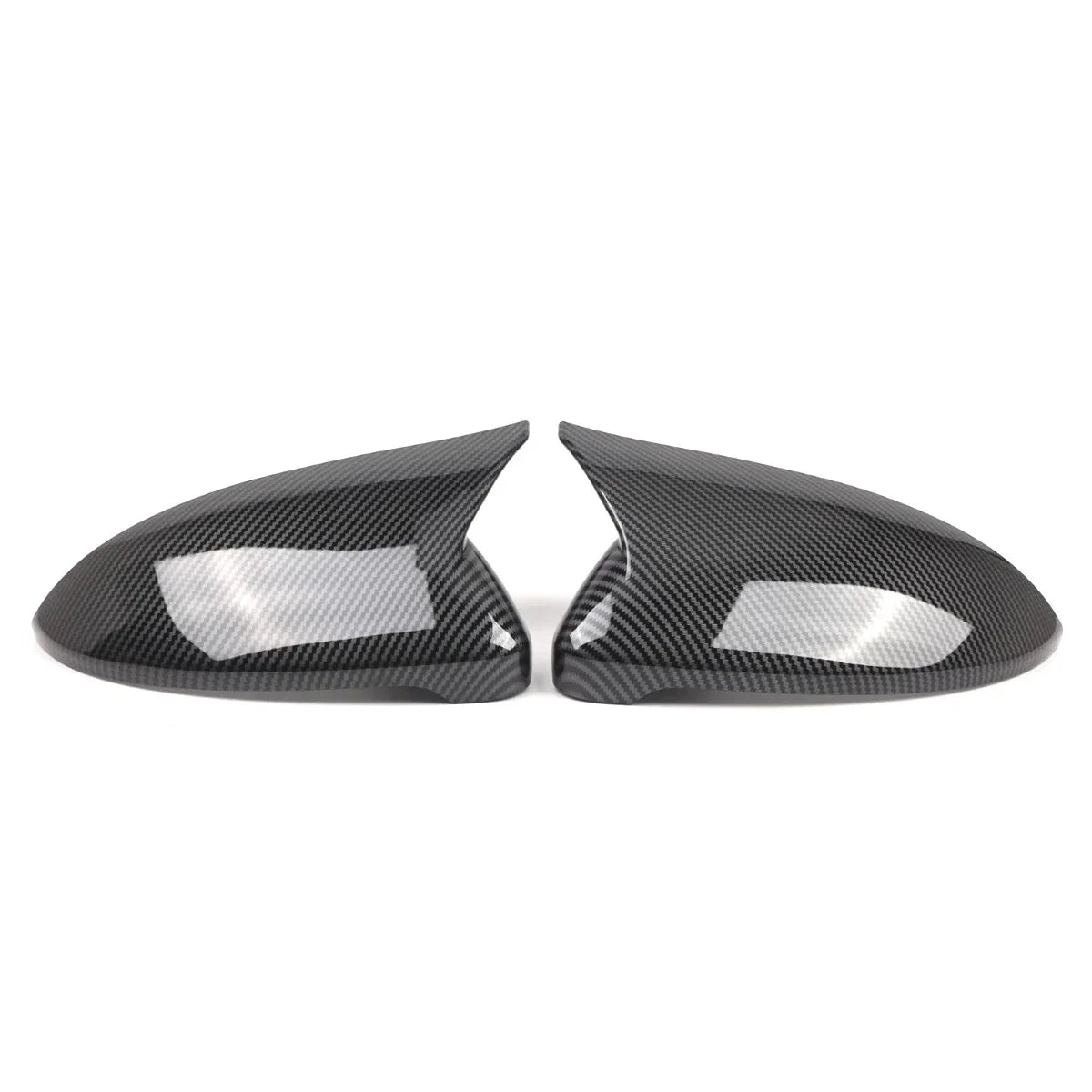 Horn Carbon Style Side Mirror Caps Covers for VW Golf MK7 (2014–2019)