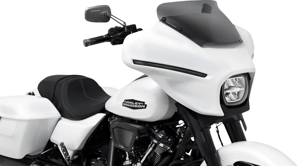 3" Spoiler Windshield for Harley FLHX (MEM88710) - Dark Black Smoke