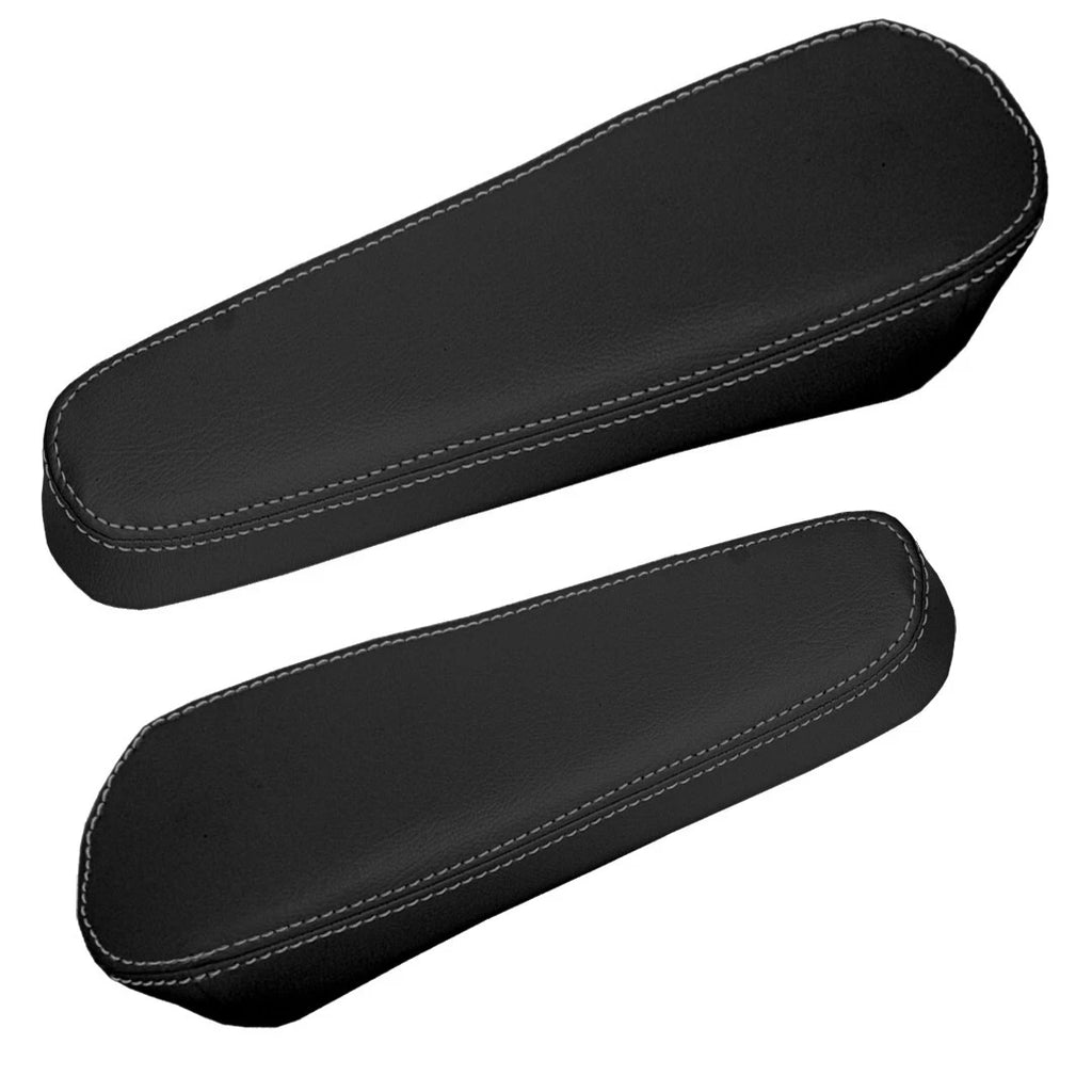 Front Seat Armrest Cover for Isuzu Trooper (1992–2002) Gray PVC Leather