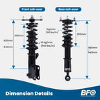 Coilovers Lowering Kit for Mitsubishi Eclipse (2000-2005) Adjustable Height