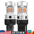 Set of 2 AUXITO 7443 7444NA 7440 W21W Amber LED Turn Signal Light Bulbs