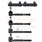 Set of 6 Tie Rods Adjusting Sleeves for 1992–1999 GMC Yukon RWD