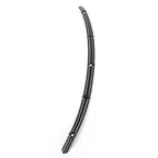 Black Cut Fairing Windshield Trim for Harley Electra Glide Classic/Limited