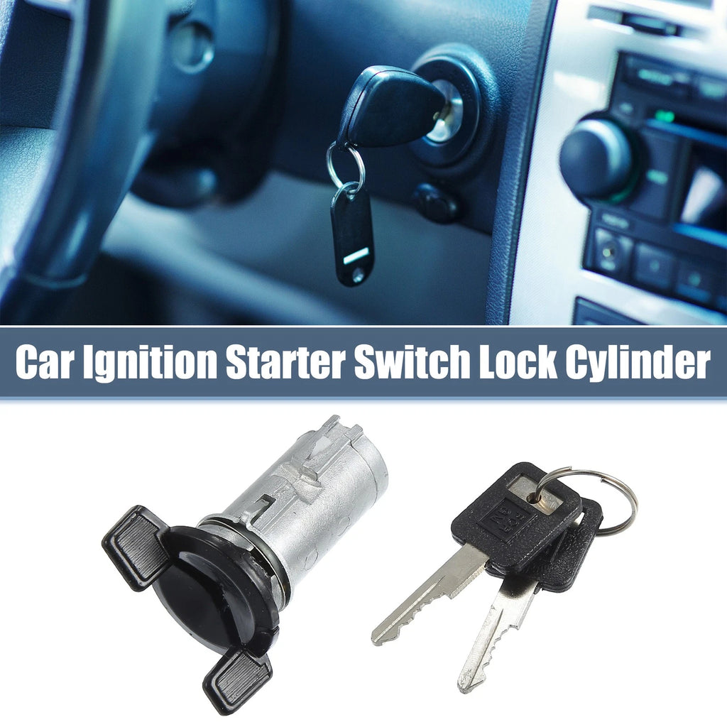 Set of 1 Ignition Switch Lock Cylinder W/Keys for Chevy C1500 C2500 (1991–1994)