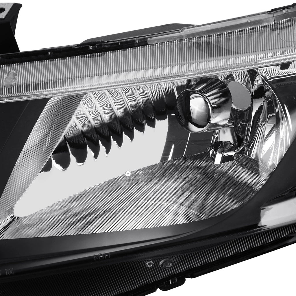Headlight Lamp Assembly for Honda Civic Sedan (2006–2011) Black Housing
