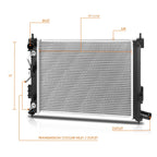 Full Aluminum Core Cooling Radiator DPI-13817 for Accent Rio (2018–2021)