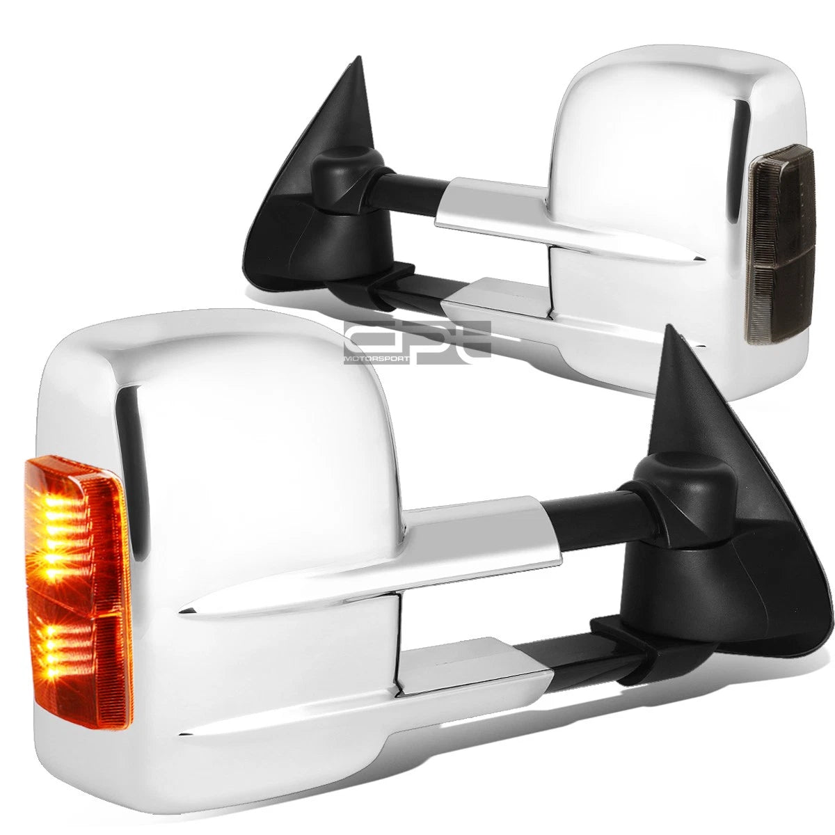 Set of 2 LED Chrome Towing Side Mirrors for Silverado/Sierra (1999–2002)