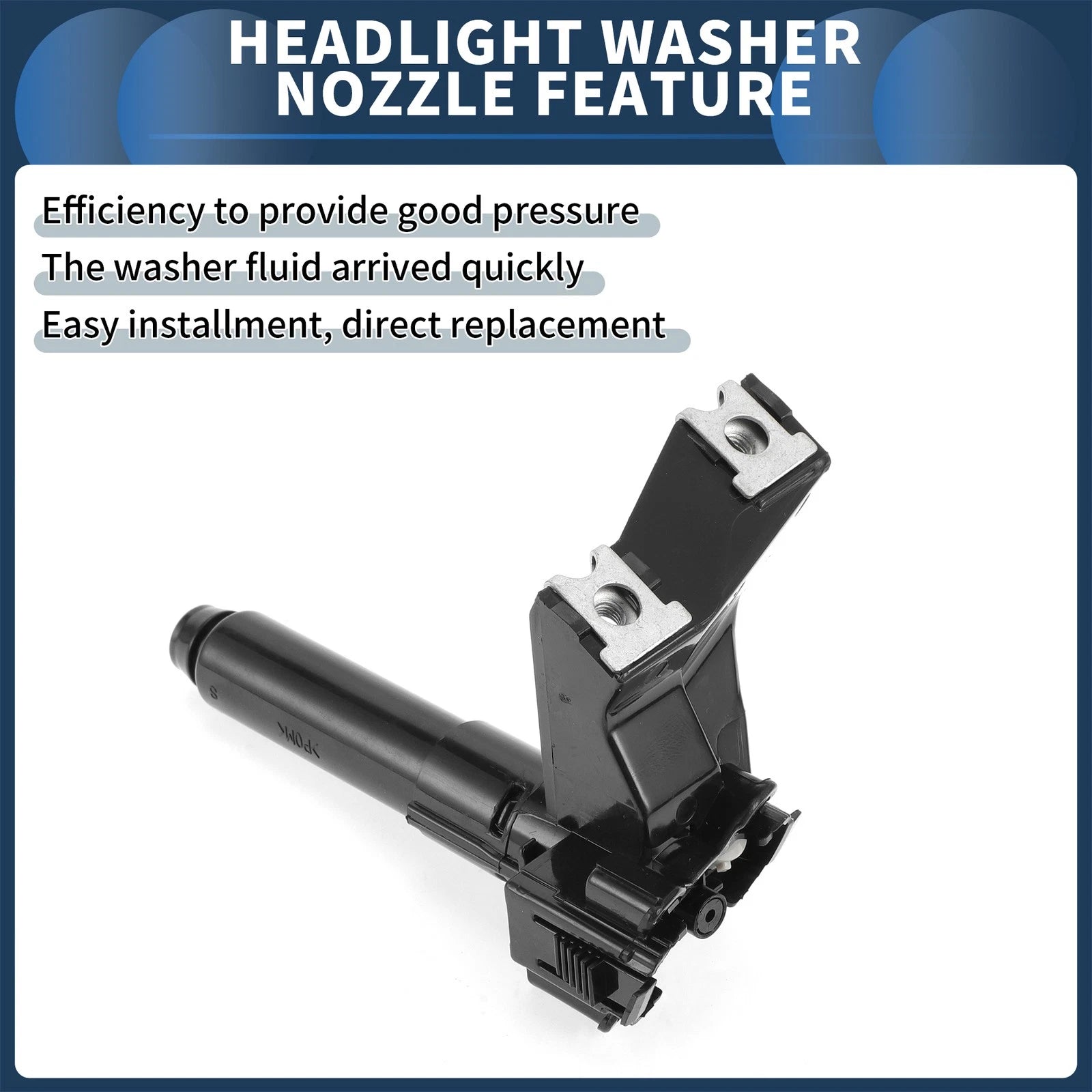 Front Passenger Headlight Washer Nozzle for Mitsubishi Outlander (2003–2021) No. 8264A310
