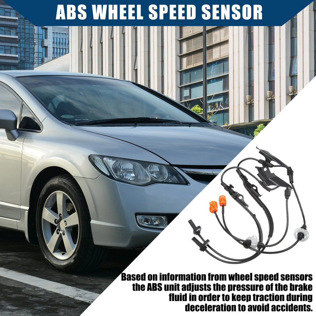 Set of 2 Front ABS Wheel Speed Sensors for Honda Accord (2003–2007) No.57450-SDC-013
