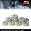 Set of 3600 Collated Siding Nails 1-1/2" Full Round Head