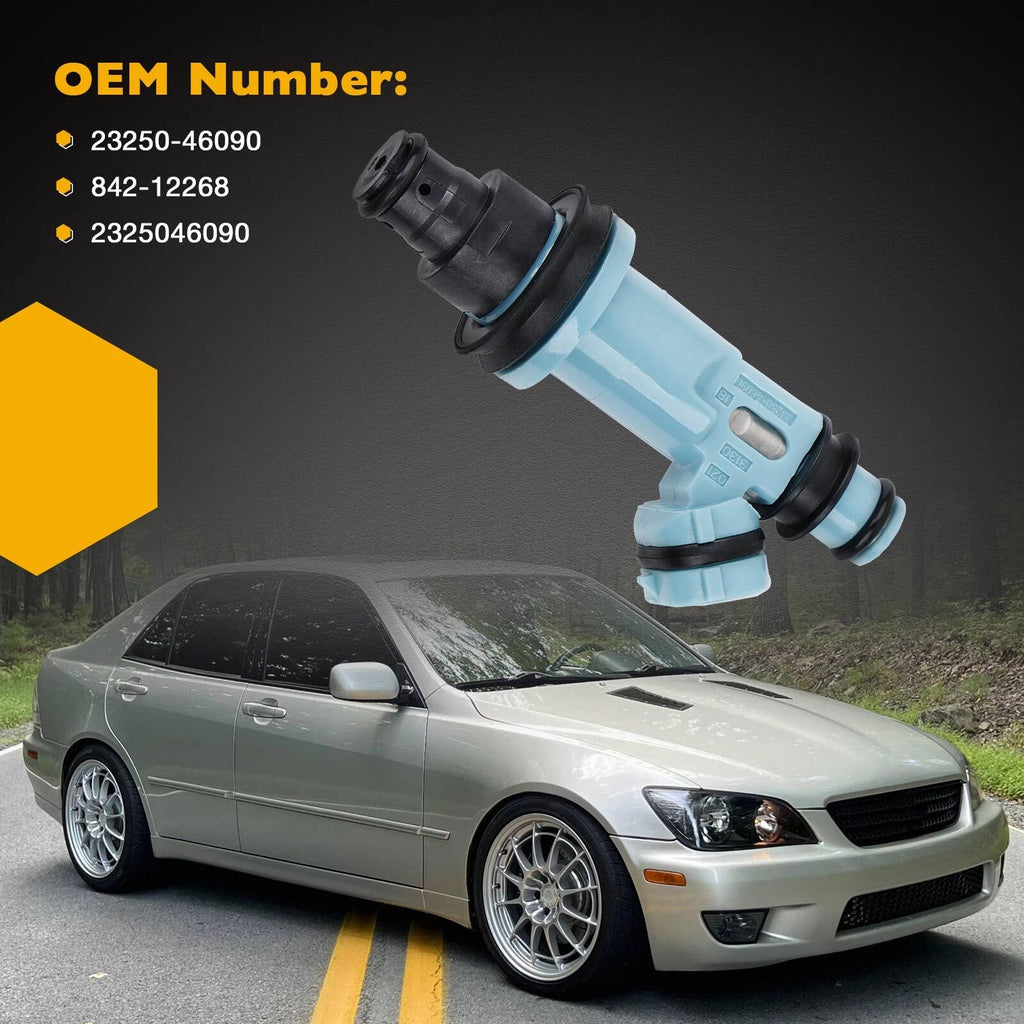 6X Fuel Injectors for Lexus GS300 IS300 SC300 Toyota Supra (1998–2005) 23250-46090