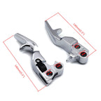 Smooth Shorty Brake Clutch Levers for Harley XL (1996–2003), Softail (1996–2007), Touring (1996–2012)