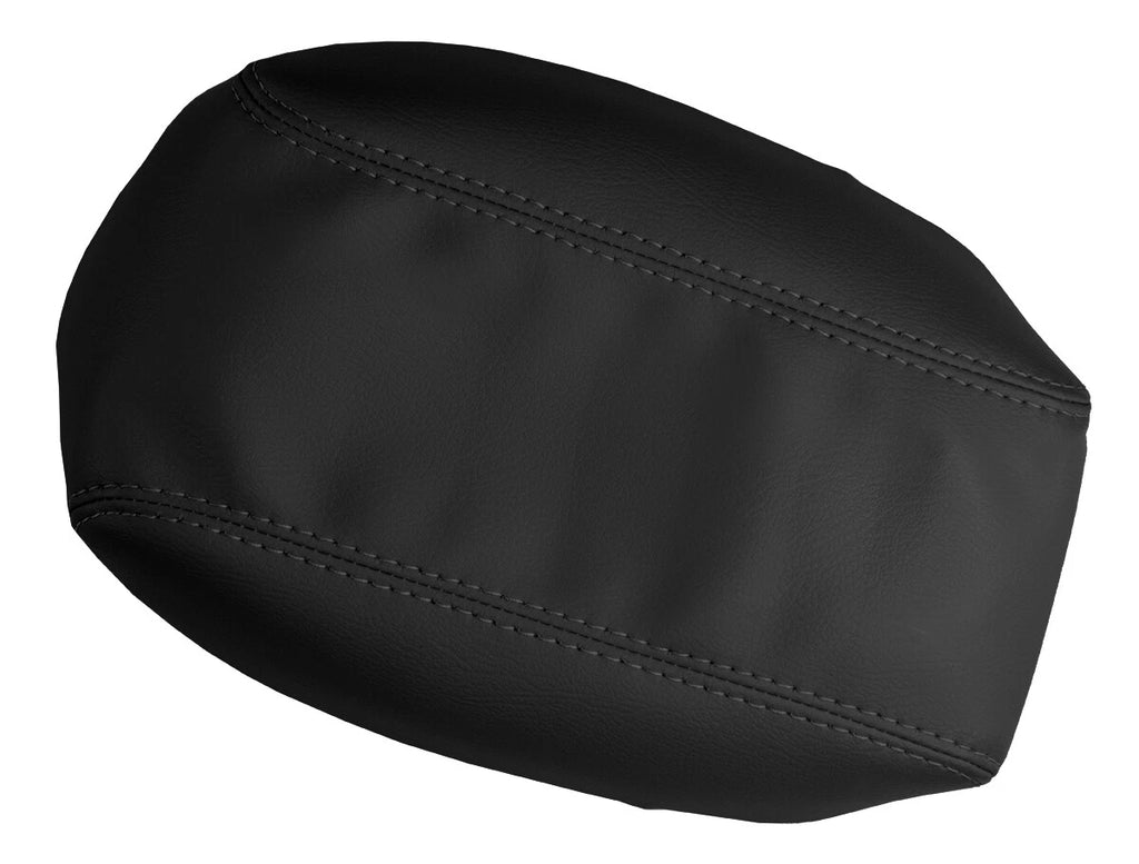 Leather Console Lid Armrest Cover for Toyota Corolla (2014–2019) Black