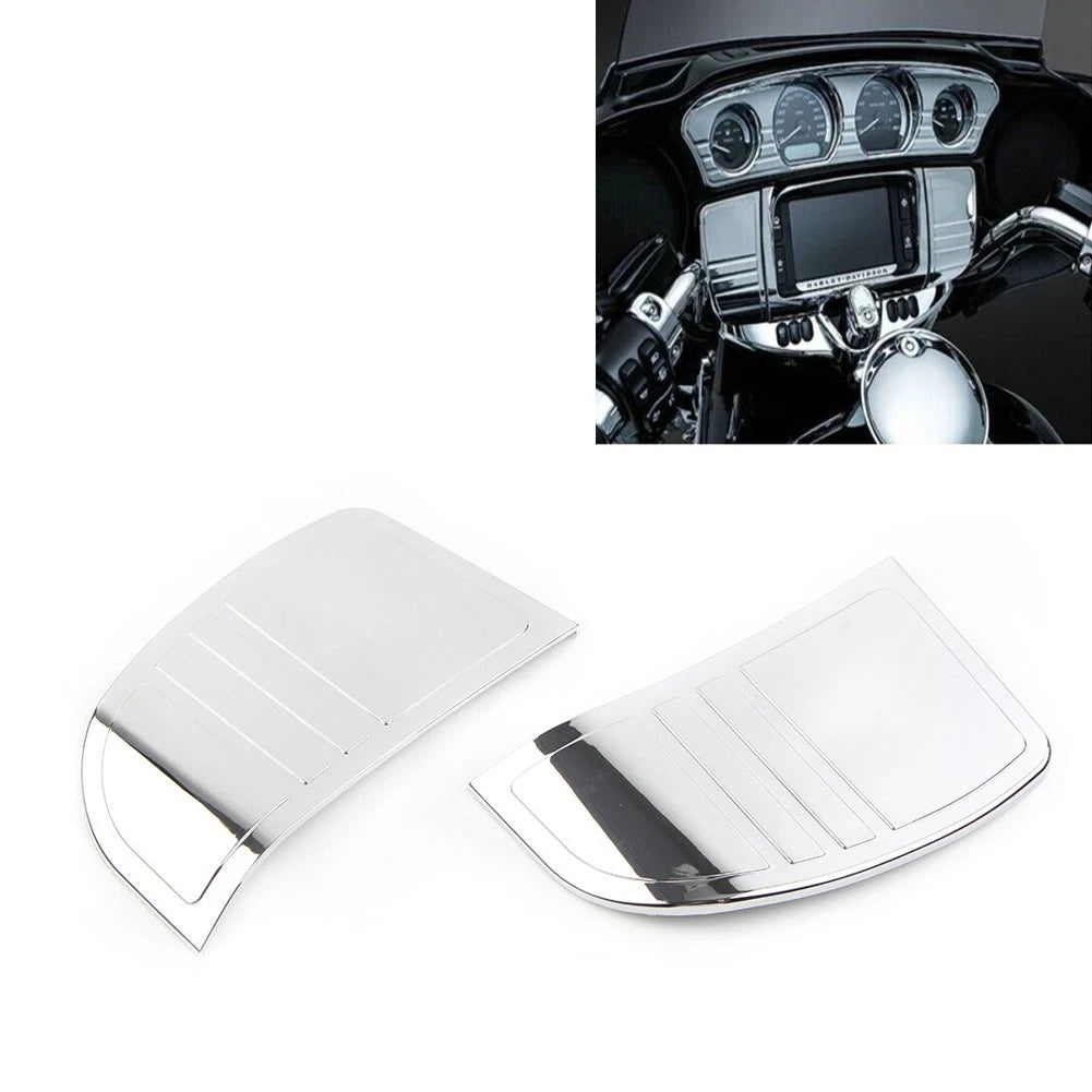 Chrome Stereo Trim Cover for Harley Touring Street Electra Glide (2014–2022)