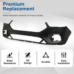 Front Bumper Cover for Ford Escape (2017–2019) Primed with Bracket