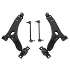 Set of 4 Front Lower Control Arms Ball Joints Sway Bars for Ford Focus (2006–2011)