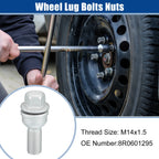 Set of 5 M14x1.5 Wheel Lug Bolts Nuts for Audi A8 Quattro (2011–2020) No. 8R0601295