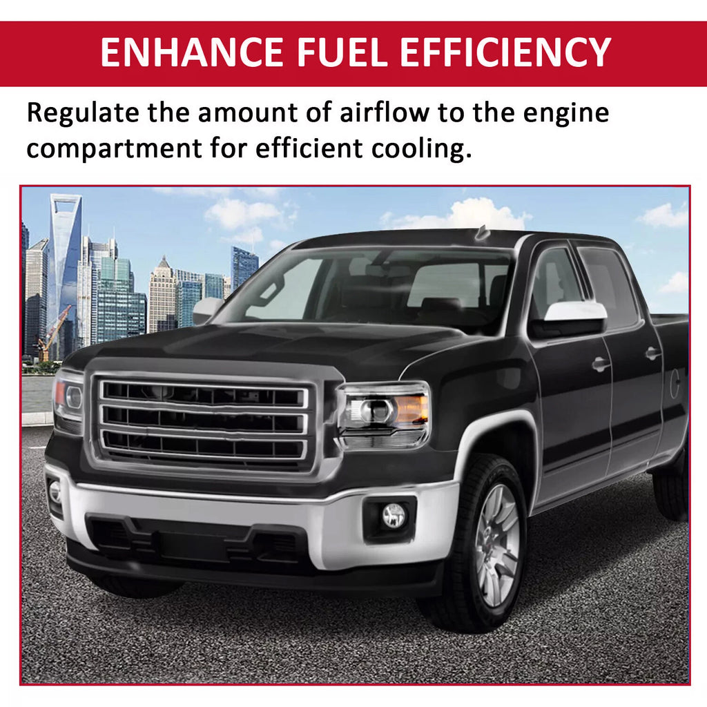 Bumper Grille Shutter Bracket for GMC Sierra 1500 2500HD 3500HD (2014–2019)