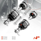 Set of 4 Front Upper & Lower Ball Joints for Ford F-250 (1999)