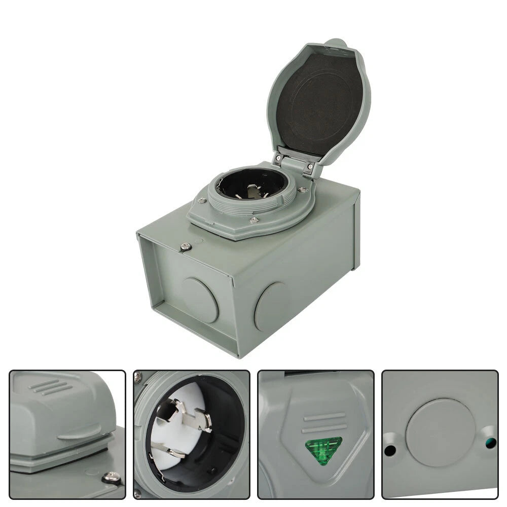 Power Inlet Box for 3-Prong Generator (NEMA SS2-50P)
