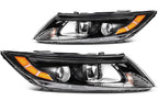 Pair Halogen Headlights Assembly with Projector for Kia Optima (2011–2013)