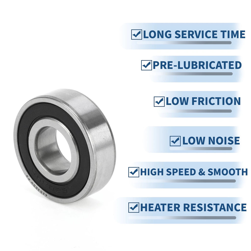 6203DDU Deep Groove Ball Bearing for Scooter Skateboard Wheel (P0)