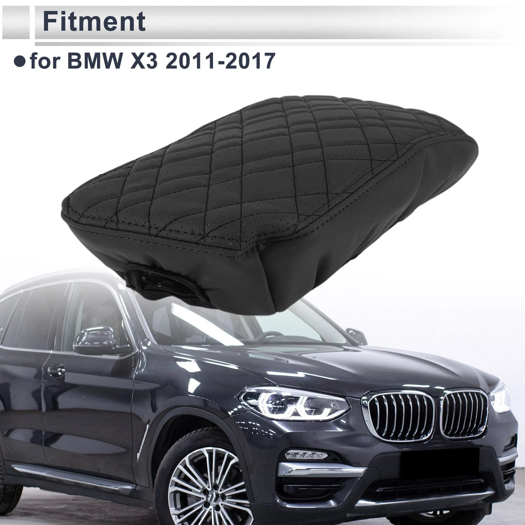 Center Console Cover for BMW X3 (2011–2017) Black