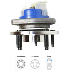 Set of 2 Wheel Hubs for Cadillac CTS (2003–2007) Front LH & RH with Bearing & Sensor