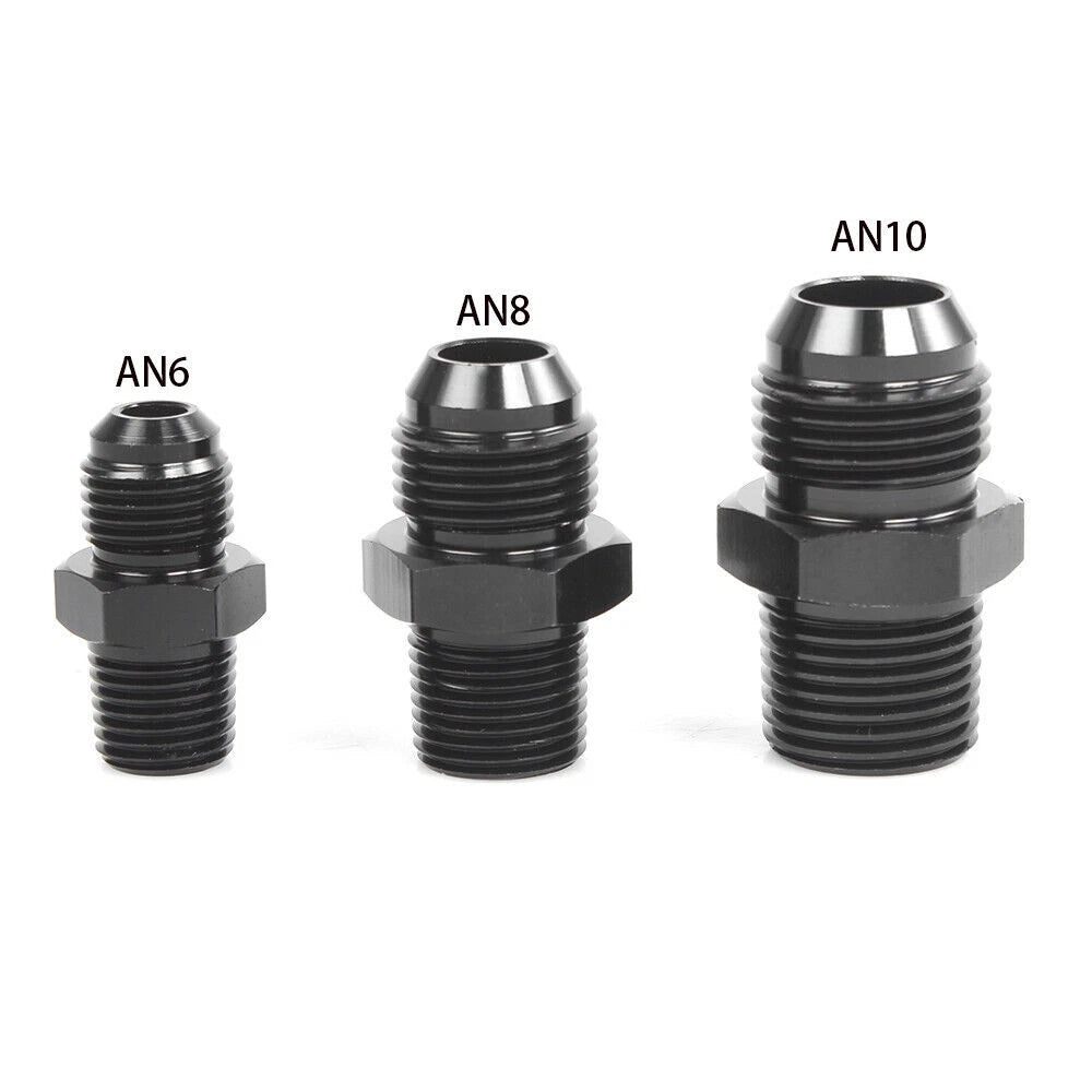 6AN to 3/8 NPT Adapter for Automotive Applications