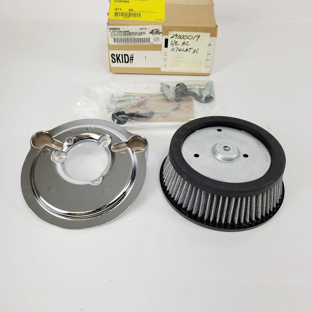Screamin' Eagle Air Cleaner Chrome Kit for Harley-Davidson XL (2007–Present) 29000019